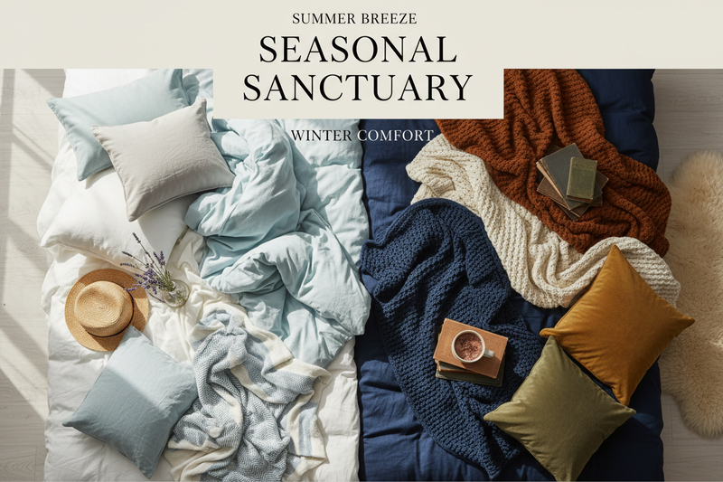 How to Choose the Best Pillows, Bedding, and Blankets for Every Season