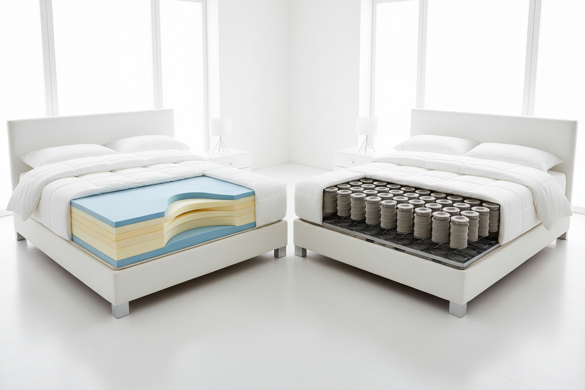 Memory Foam vs. Innerspring Mattresses: Which Is Better?