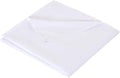 Twin Flat Sheet Only，66x96Inch White by Hotella