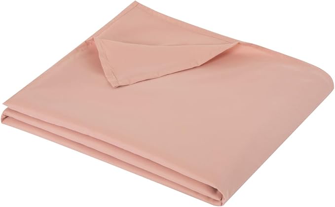 Full Flat Sheet Only， 80x96Inch Lotus Pink by Hotella