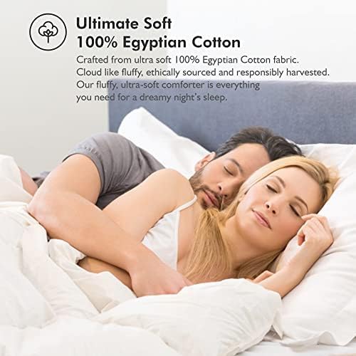 Luxurious Queen Size Goose Down Fiber Waterfowl Feather Fiber Comforter - Image 7