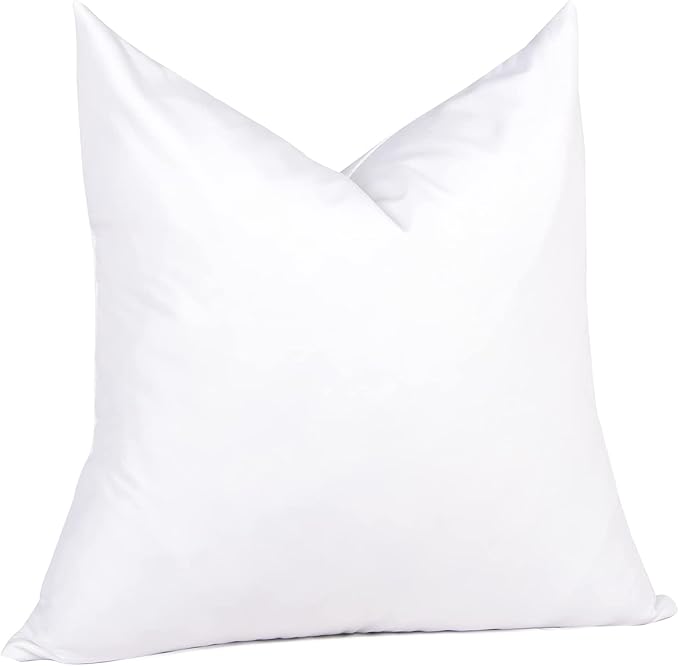 puredown® 26x26 Feather Down Pillow Insert, 1 Pack Euro Pillow Insert by Puredown