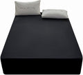 Bedding Queen Size Fitted Sheet Only- Bottom Matress Fitted Sheet-Fits 15inches by rushrushlulu