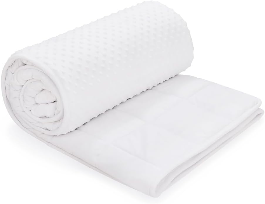 TONGDADA Minky Weighted Blanket | 40''x60'', 10lbs | Cozy and Soft Minky - Image 4