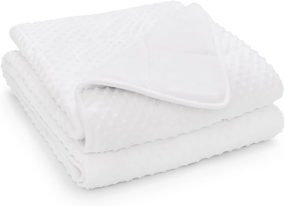 TONGDADA Minky Weighted Blanket | 40''x60'', 7lbs | Cozy and Soft Minky - Image 2