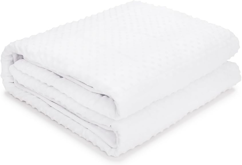 TONGDADA Minky Weighted Blanket | 60''x80'', 15lbs | Cozy and Soft Minky - Image 3