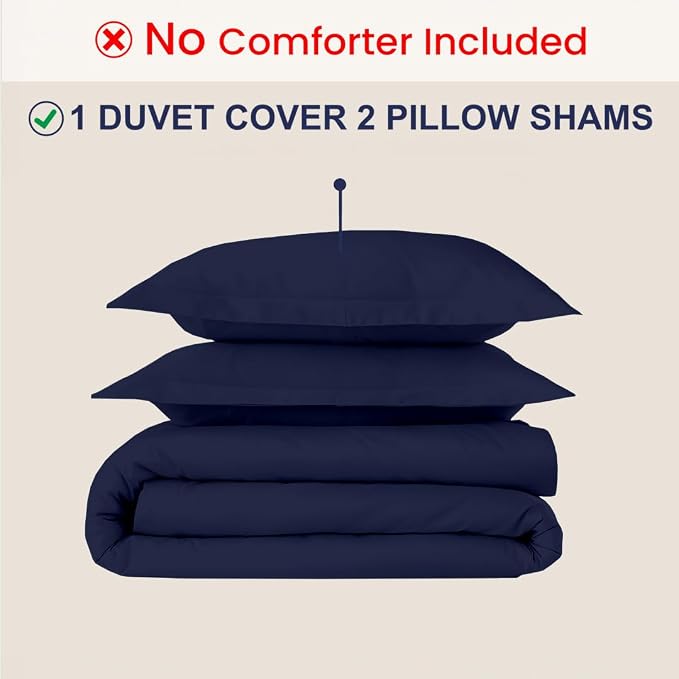 Kotton Culture 3 Pc Twin XL/Twin Duvet Cover Set-100% Egyptian Cotton 600 - Image 2