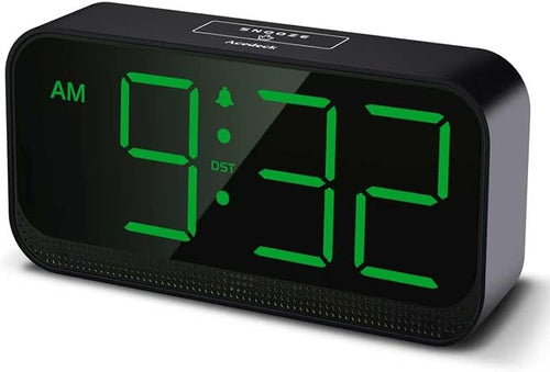 Acedeck Battery Operated Digital Clock: Cordless Small Alarm Clock by Acedeck