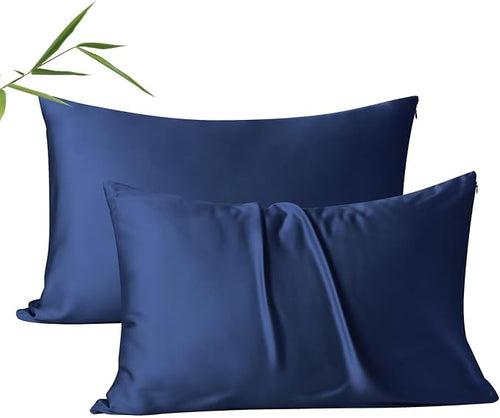 4 Pack Cooling Pillow Cases, Viscose Derived from Bamboo Pillow Protectors by ShunjieHome