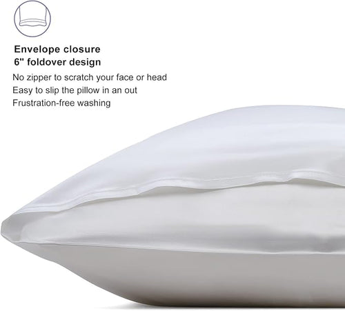 ALASKA BEAR Silk Pillowcase Envelope Closure, 22 Momme 100 Percent Long Overlap - Image 2