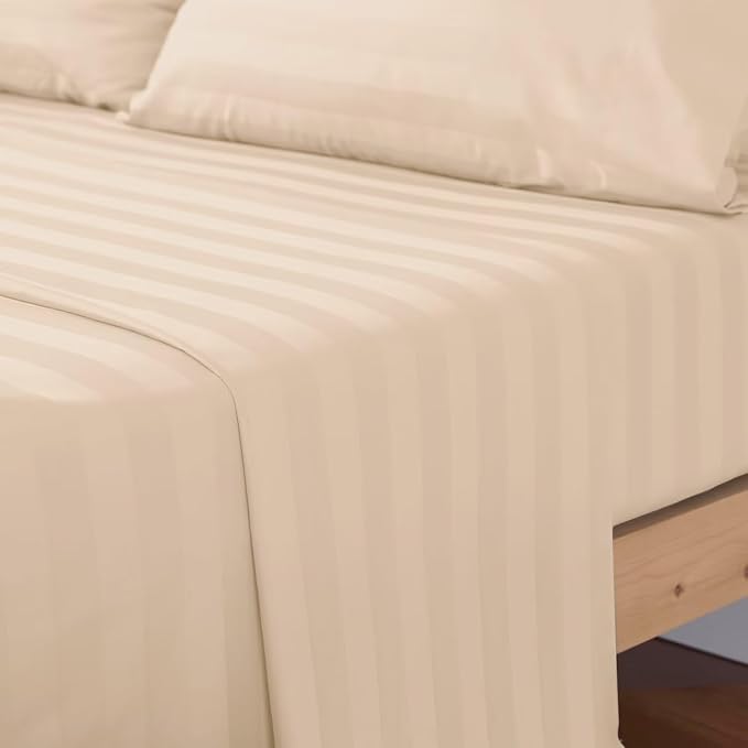2-Pack Cotton King Flat Sheet Only, 600 Thread Count 100% Egyptian Cotton Top - Image 6