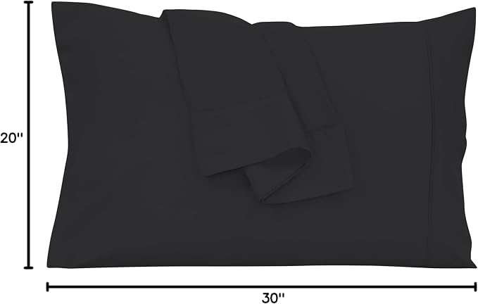 Royale Linens Queen Pillowcase Set of 2 - Image 10