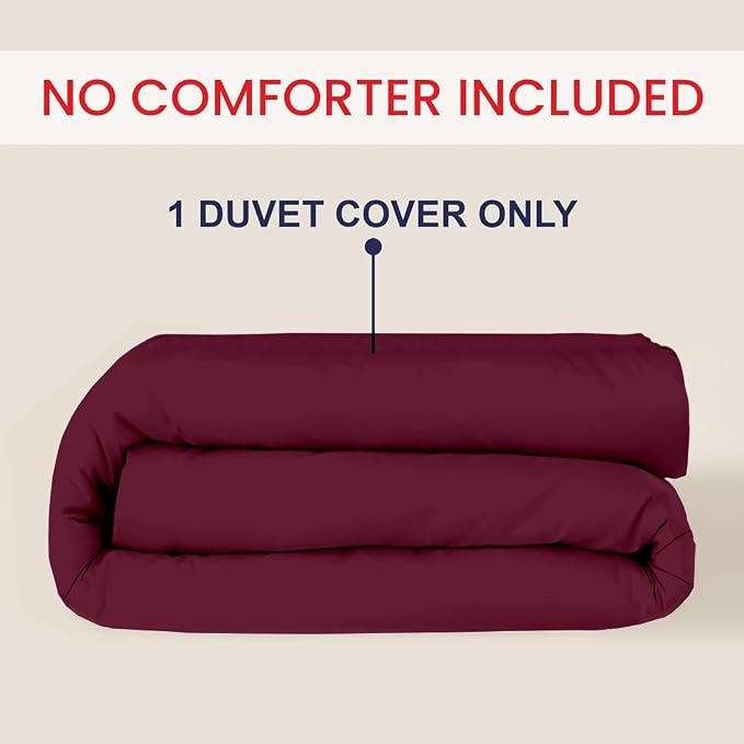 Kotton Culture 1 Pc Twin XL/Twin Duvet Cover Only-100% Egyptian Cotton 600 - Image 2