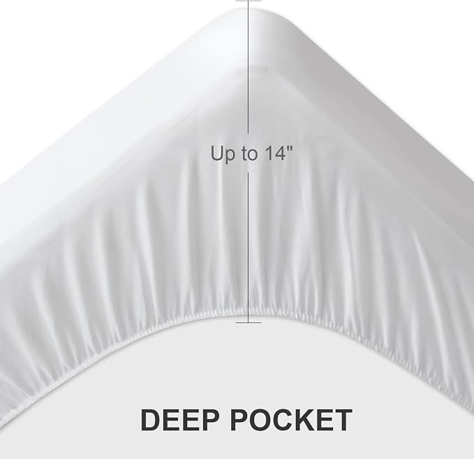 Full Size Mattress Protector Pad Waterproof Quilted, Breathable & Cooling Full - Image 7