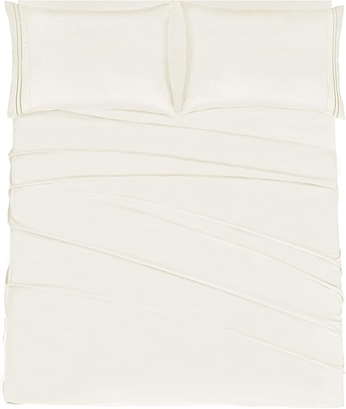 Mejoroom King Size Bed Sheet Set - Image 2