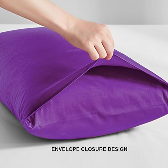 FLXXIE King Pillow Cases Set of 2, Soft Microfiber Pillow Covers - Image 3