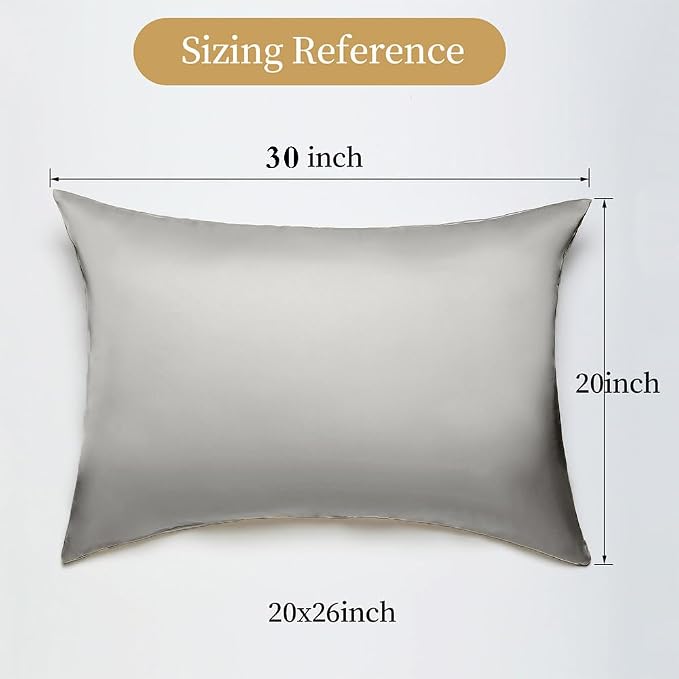 Mulberry Silk Pillowcase for Hair and Skin Queen Size 20"X 30" - Image 9