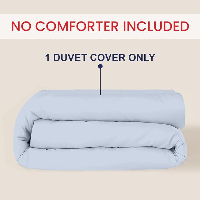 Kotton Culture 1 Pc Twin XL/Twin Duvet Cover Only-100% Egyptian Cotton 600 - Image 2