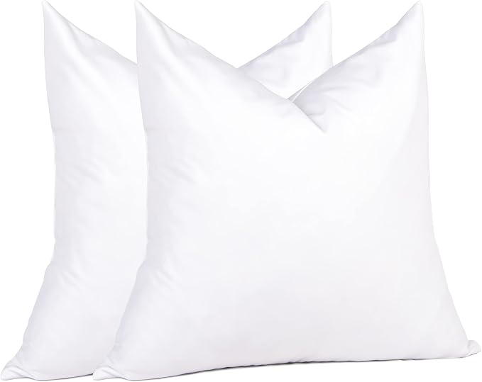 puredown® 18 x 18 Decorative Feather Down Throw Pillow Inserts by Puredown
