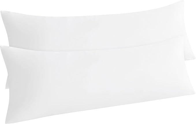 NTBAY Body Pillow Cases Set of 2, 2 Pack Brushed Microfiber 20x54 Pillow Cases by NTBAY