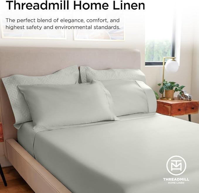 Threadmill Luxury 800 Thread Count Queen 100% Cotton Sheets - Image 8