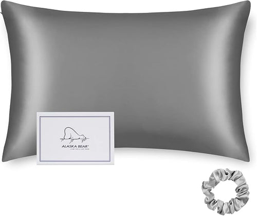 ALASKA BEAR Silk Pillowcase Envelope Closure, 22 Momme 100 Percent Long Overlap by ALASKABEAR