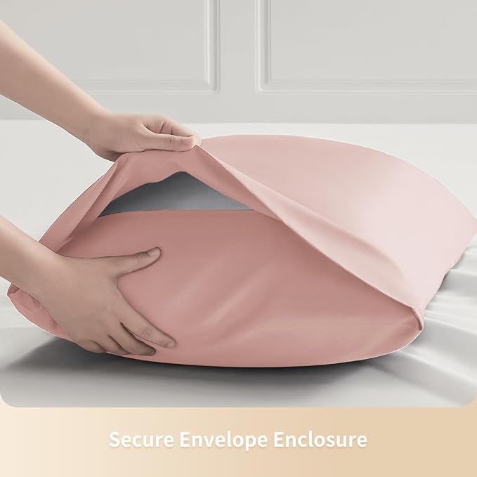 Queen Pillowcases, Cooling Viscose from Bamboo Pillow Covers - Image 6