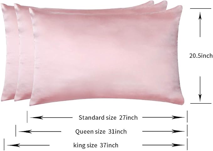 Jocoku 100% Mulberry Silk Pillowcases Set of 2 - Image 6