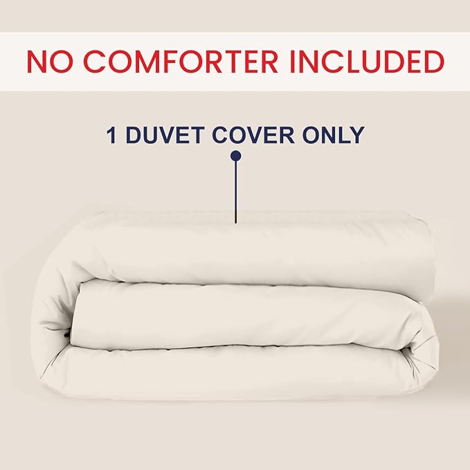 Kotton Culture 1 Pc 120" x 98" Duvet Cover Oversized King 100% Egyptian Cotton - Image 2