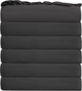 Bulk Twin Fitted Sheet Only Deep Pocket 6 Pack, Quick Sort Bottom Bed Sheets by Culve