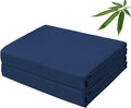 Bamboo Viscose Flat Sheets Only, 400 Thread Count Sateen Weave Cal King Size by ZaizaiHome