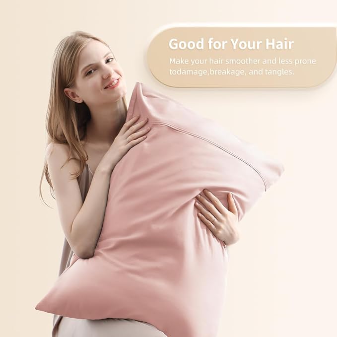 Queen Pillowcases, Cooling Viscose from Bamboo Pillow Covers - Image 2