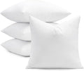 puredown® 20x20 Feather Down Pillow Inserts, 4 Pack Throw Pillow Inserts by Puredown