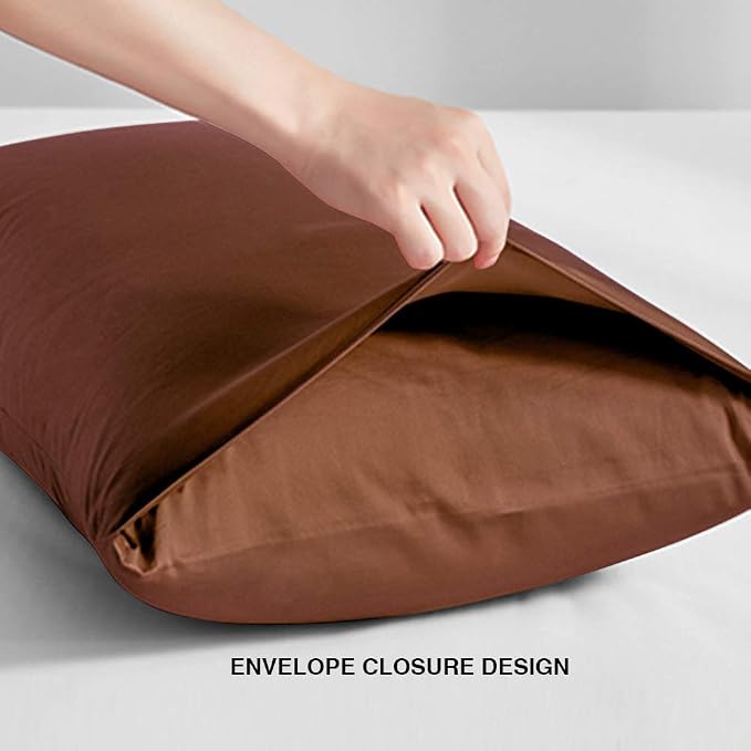FLXXIE King Pillow Cases Set of 2, Soft Microfiber Pillow Covers - Image 3