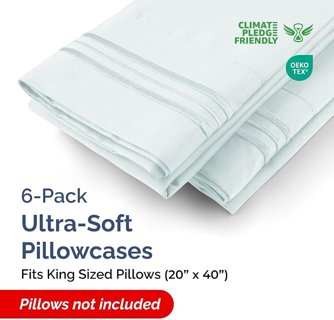 King Pillow Cases Set of 6 - Image 2