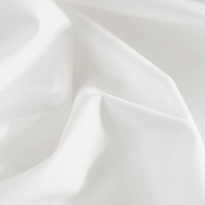 NEXHOME PRO Duvet Cover Set Oversized Queen 98"x98" Linen Look Textured White - Image 8