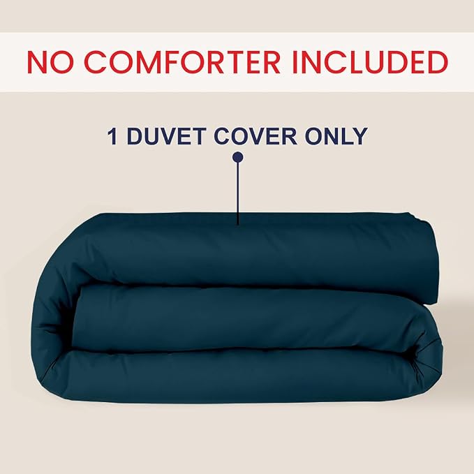 Kotton Culture 1 Pc 120" x 98" Duvet Cover Oversized King 100% Egyptian Cotton - Image 2