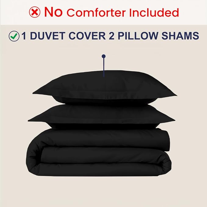 Kotton Culture 3 Pc 120"x120" Duvet Cover Set Super King Plus/Super Oversize - Image 2