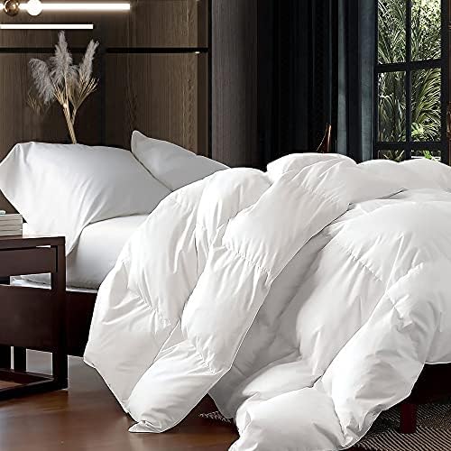 Luxurious Queen Size Goose Down Fiber Waterfowl Feather Fiber Comforter by EgyptianBedding