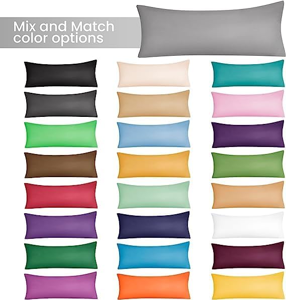 Evolive Ultra Soft Microfiber Body Pillow Cover/Pillowcases 21"x54" - Image 7