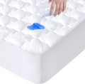 Twin Extra Long Mattress Pad Waterproof Protector, Twin XL Mattress Protector by SpringspiritBedding