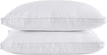 puredown® Goose Feather Down Pillows, Soft Gusseted Bed Pillows by Puredown