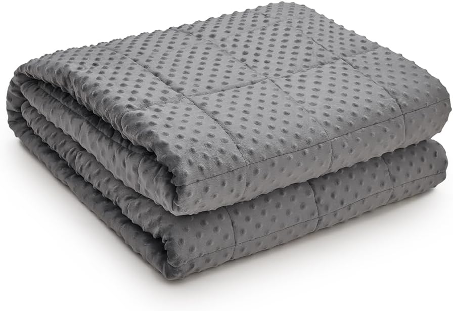 TONGDADA Minky Weighted Blanket | 40''x60'', 7lbs | Cozy and Soft Minky - Image 3