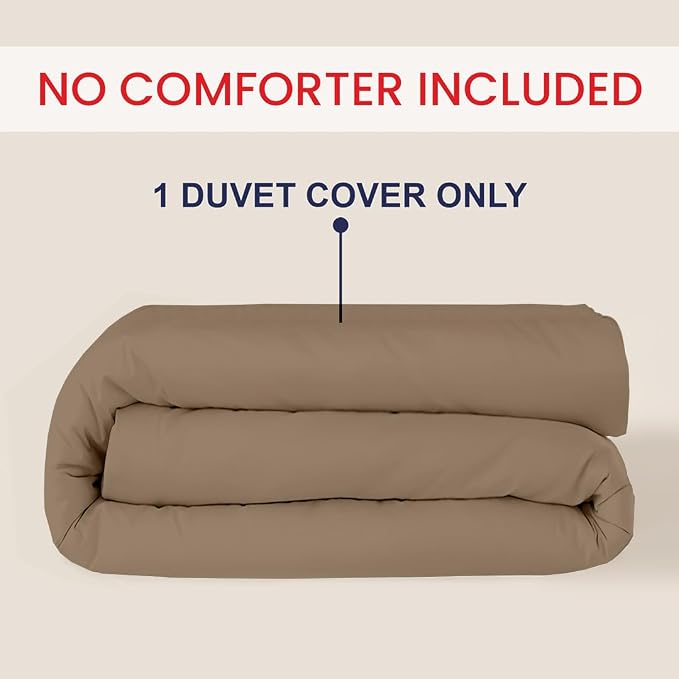 Kotton Culture 1 Pc Duvet Cover King Size-100% Egyptian Cotton 600 Thread Count - Image 2