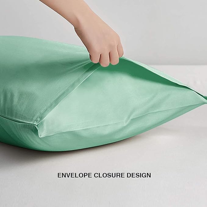 FLXXIE King Pillow Cases Set of 2, Soft Microfiber Pillow Covers - Image 3