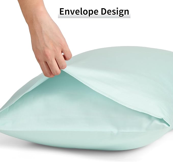 Warmstar Cotton Pillow Cases King Size Set of 2, 600 Thread Count Pillowcases - Image 5