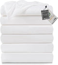 Lavisun Full Flat Sheets 6 Pack, Soft & Breathable Bulk Sheets by Lavisun