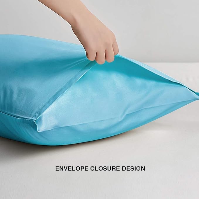 FLXXIE King Pillow Cases Set of 2, Soft Microfiber Pillow Covers - Image 4