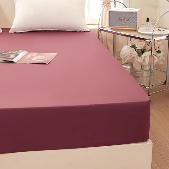 Bedding Queen Size Fitted Sheet Only- Bottom Matress Fitted Sheet-Fits 15inches - Image 6