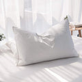 Luxury Feathers Down Pillow Standard Size, Hotel Quality Fluffy Bed Pillow by AIKOFUL